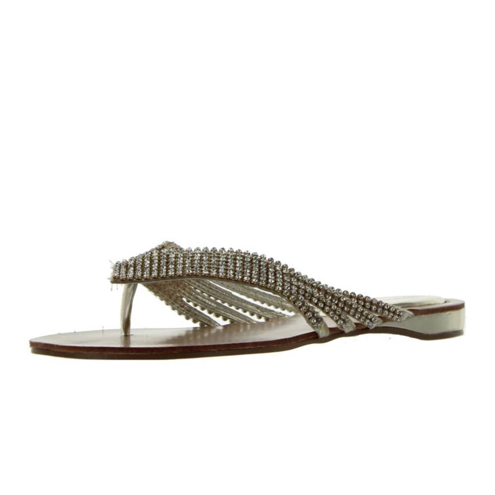 Nature Breeze Kylie-09 Gold Womens sandals 9 NEW